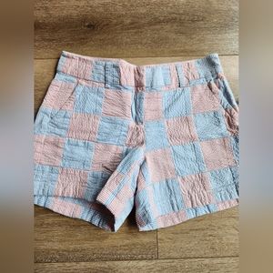 Women's Vineyard Vines Shorts Patchwork Red/Blue/White Size 4